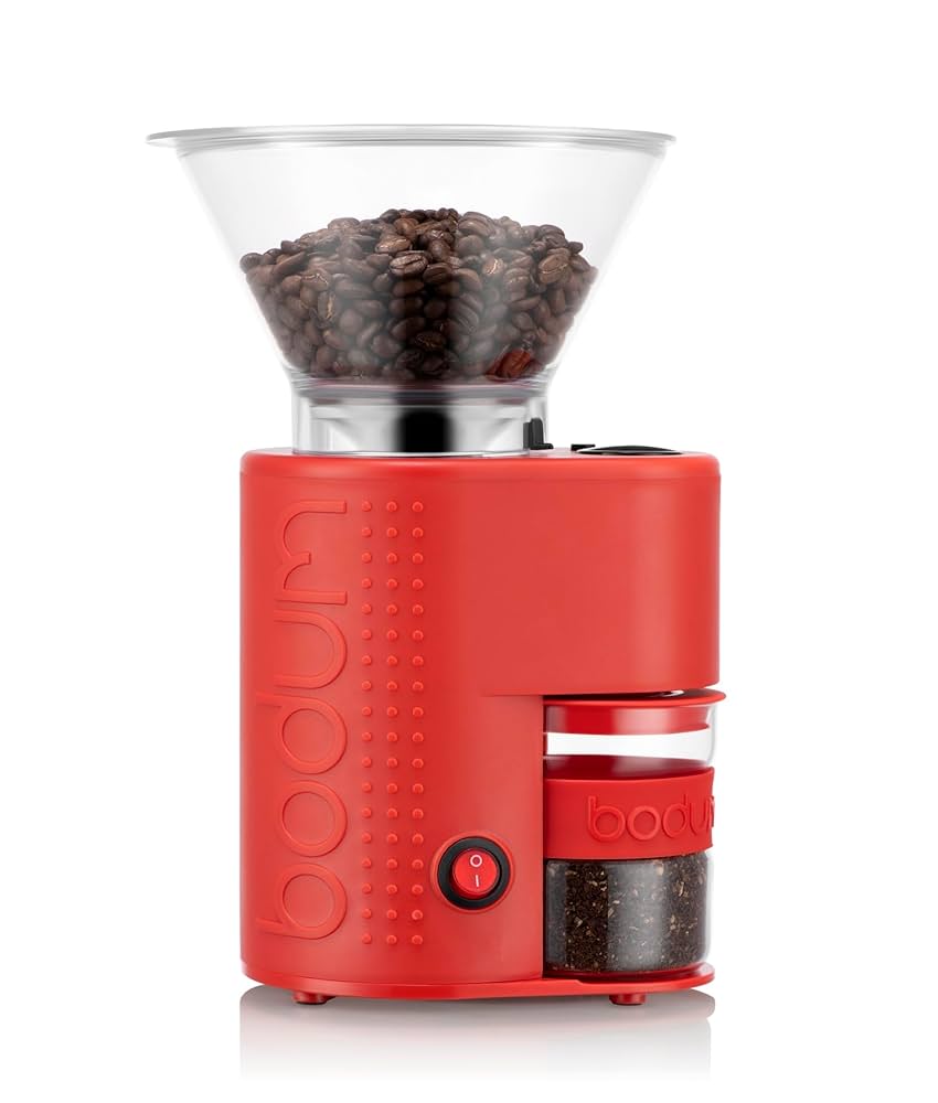 bodum - bodum BISTRO Electric Burr Grinderコーヒー豆挽 Bodum Bistro Burr Grinder - Red Rooster Coffee
